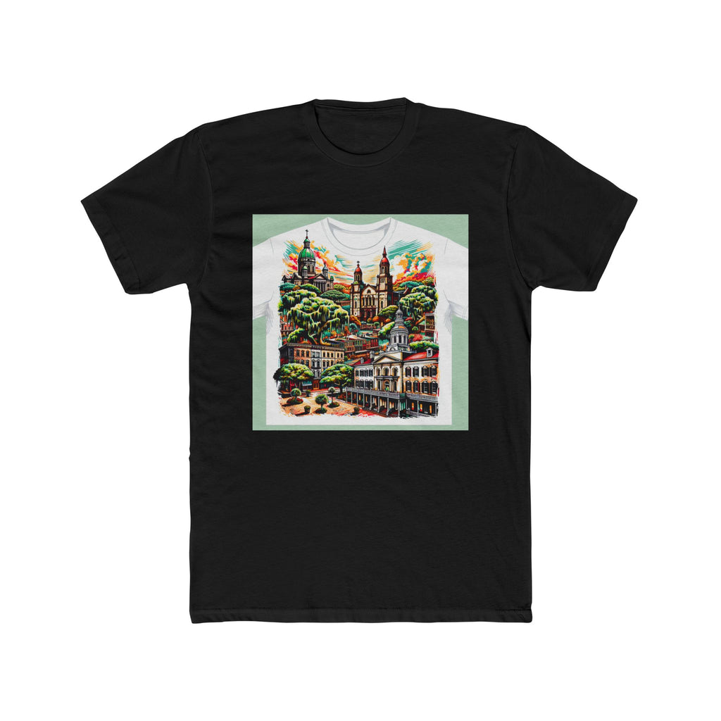 Savannah GA - Moss Draped Squares Historic South