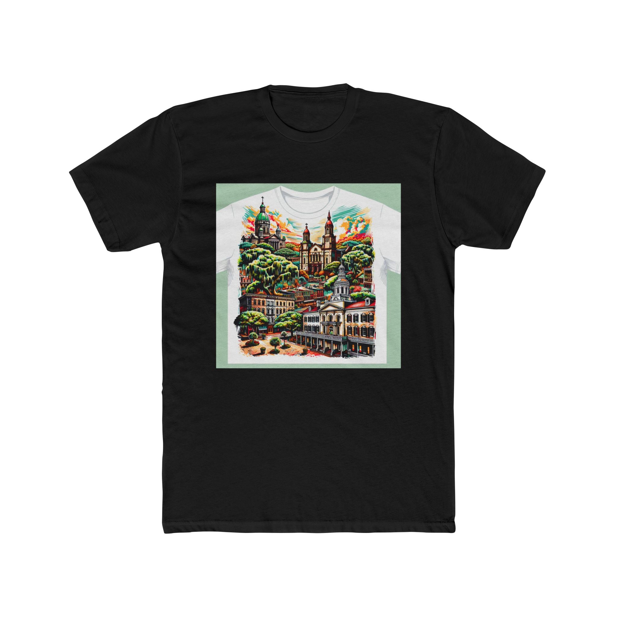 Savannah GA - Moss Draped Squares Historic South