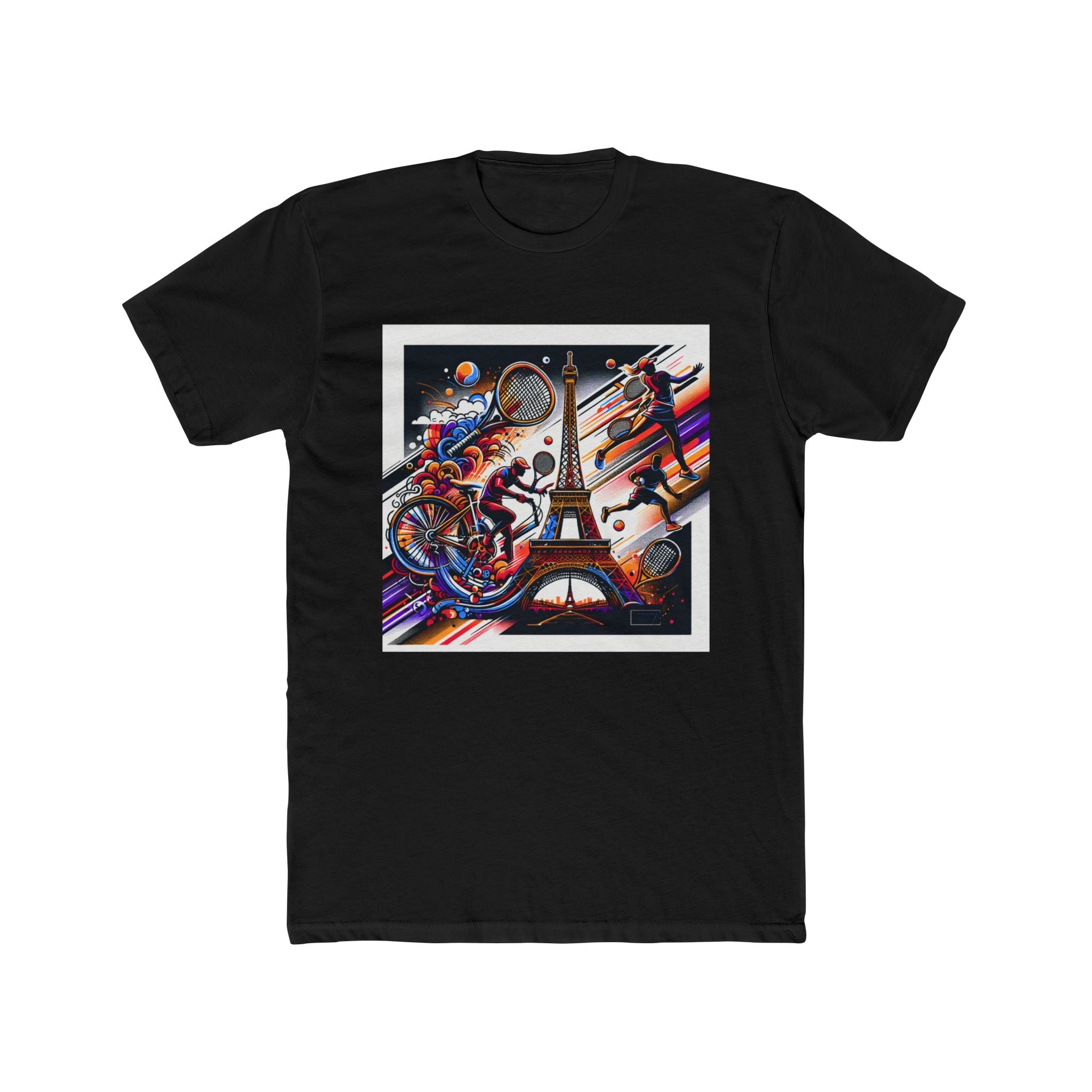 Paris in Motion: Athletic T-shirt