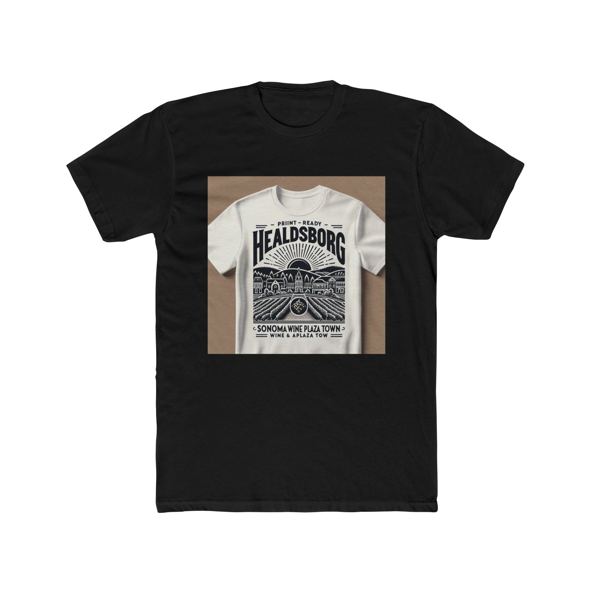 Healdsburg CA - Sonoma Wine Plaza Town