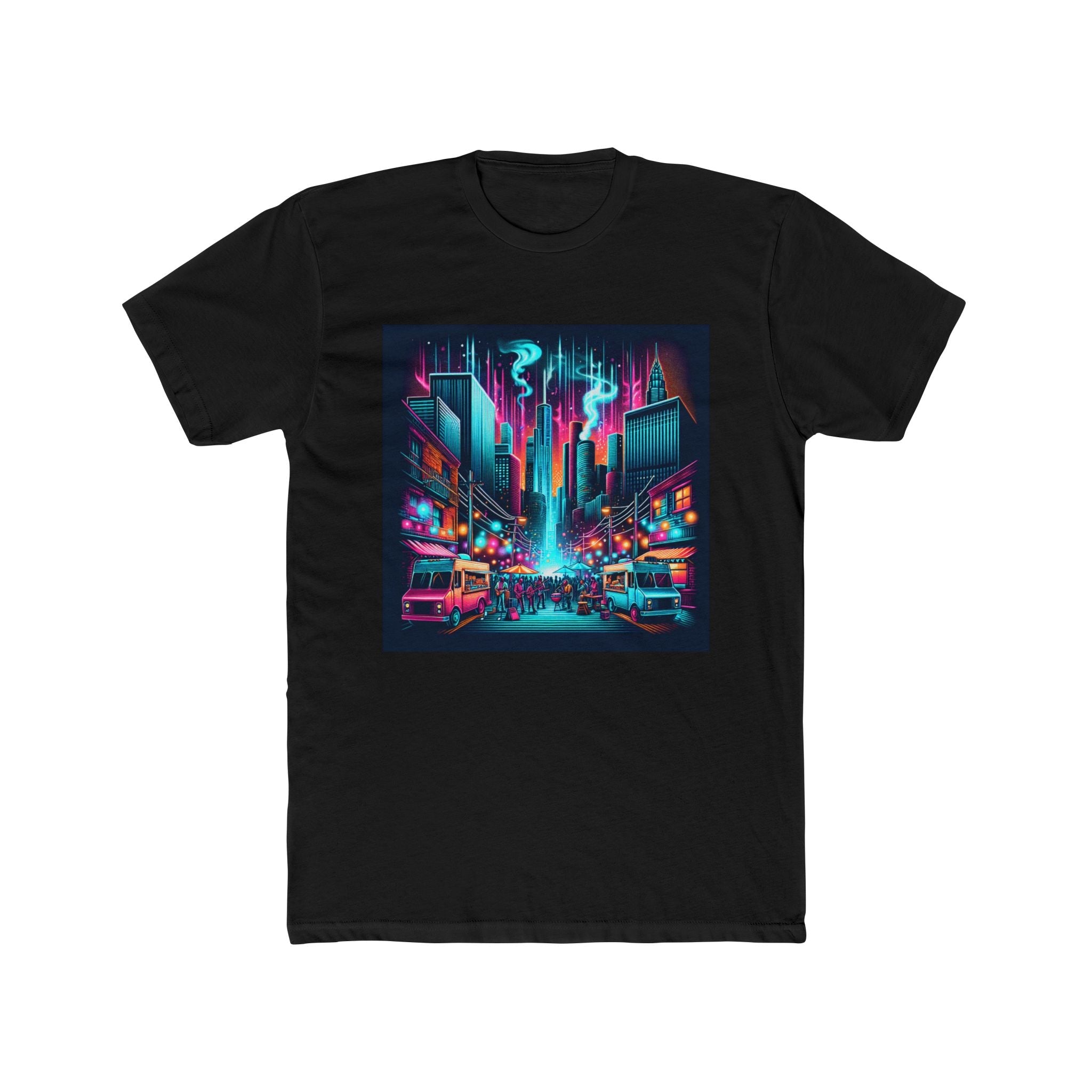 Austin's Electric Night Scene Tee